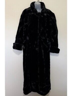 JH Collectibles Bloomingdale’s Faux Fur Long Coat Small